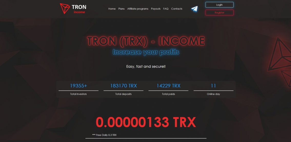 Tron Income